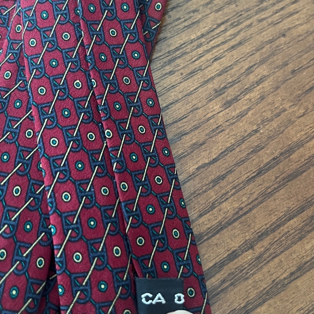 CELINE TIE 100% Silk - Picture 5 of 6